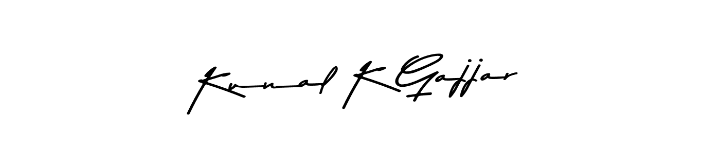 Also we have Kunal K Gajjar name is the best signature style. Create professional handwritten signature collection using Asem Kandis PERSONAL USE autograph style. Kunal K Gajjar signature style 9 images and pictures png