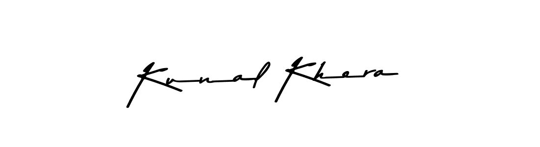 Use a signature maker to create a handwritten signature online. With this signature software, you can design (Asem Kandis PERSONAL USE) your own signature for name Kunal Khera. Kunal Khera signature style 9 images and pictures png