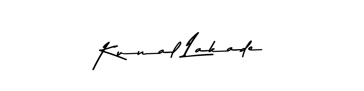 How to make Kunal Lakade signature? Asem Kandis PERSONAL USE is a professional autograph style. Create handwritten signature for Kunal Lakade name. Kunal Lakade signature style 9 images and pictures png
