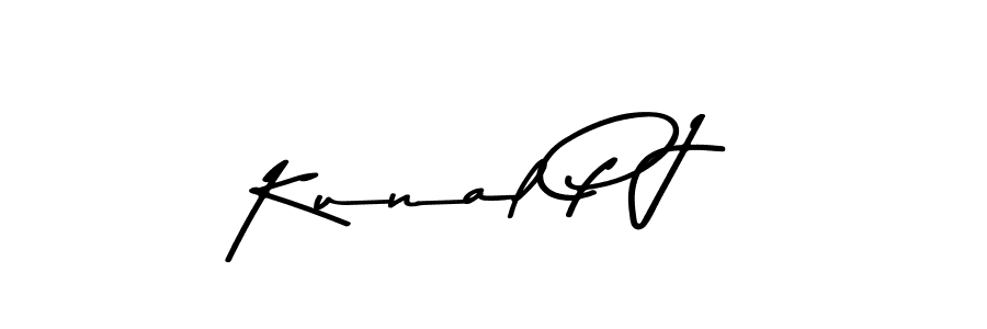 This is the best signature style for the Kunal P J name. Also you like these signature font (Asem Kandis PERSONAL USE). Mix name signature. Kunal P J signature style 9 images and pictures png