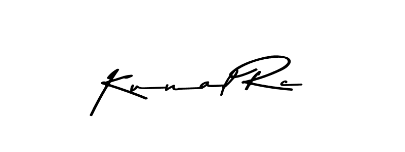 How to make Kunal Rc signature? Asem Kandis PERSONAL USE is a professional autograph style. Create handwritten signature for Kunal Rc name. Kunal Rc signature style 9 images and pictures png