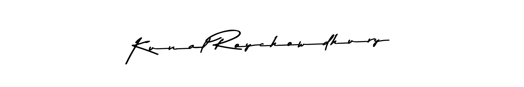 Create a beautiful signature design for name Kunal Roychowdhury. With this signature (Asem Kandis PERSONAL USE) fonts, you can make a handwritten signature for free. Kunal Roychowdhury signature style 9 images and pictures png