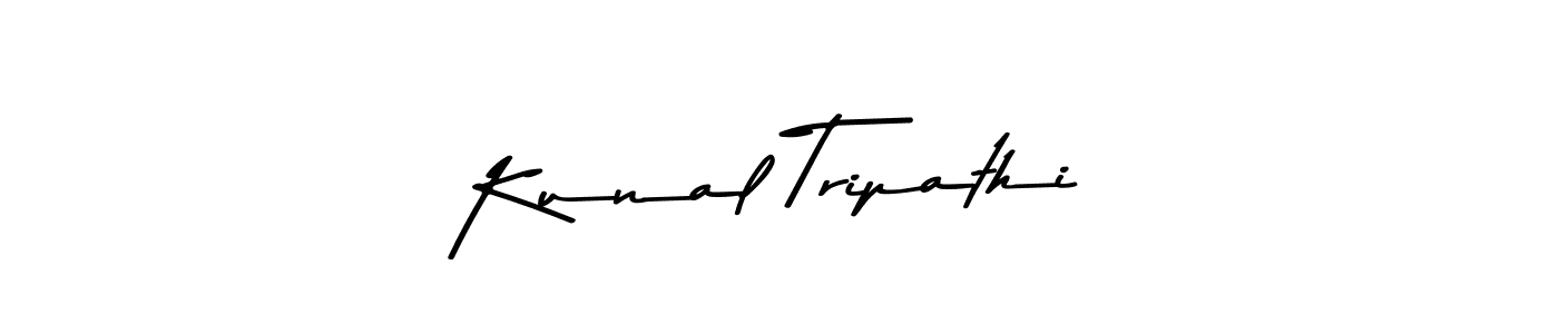 Use a signature maker to create a handwritten signature online. With this signature software, you can design (Asem Kandis PERSONAL USE) your own signature for name Kunal Tripathi. Kunal Tripathi signature style 9 images and pictures png