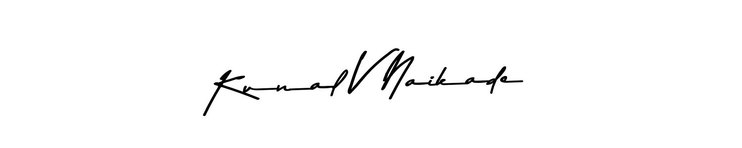 Here are the top 10 professional signature styles for the name Kunal V Naikade. These are the best autograph styles you can use for your name. Kunal V Naikade signature style 9 images and pictures png