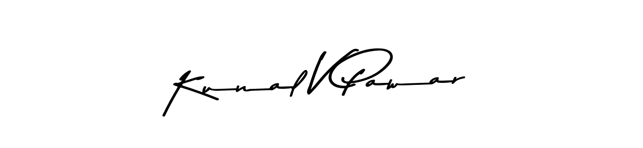 How to make Kunal V Pawar signature? Asem Kandis PERSONAL USE is a professional autograph style. Create handwritten signature for Kunal V Pawar name. Kunal V Pawar signature style 9 images and pictures png