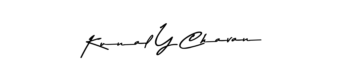 How to make Kunal Y Chavan signature? Asem Kandis PERSONAL USE is a professional autograph style. Create handwritten signature for Kunal Y Chavan name. Kunal Y Chavan signature style 9 images and pictures png