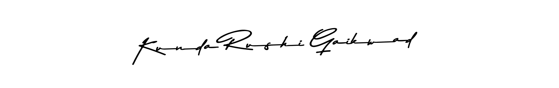 Make a beautiful signature design for name Kunda Rushi Gaikwad. With this signature (Asem Kandis PERSONAL USE) style, you can create a handwritten signature for free. Kunda Rushi Gaikwad signature style 9 images and pictures png