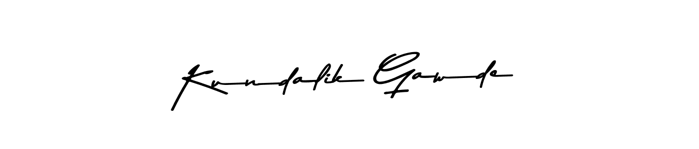 Kundalik Gawde stylish signature style. Best Handwritten Sign (Asem Kandis PERSONAL USE) for my name. Handwritten Signature Collection Ideas for my name Kundalik Gawde. Kundalik Gawde signature style 9 images and pictures png