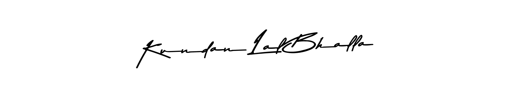 How to make Kundan Lal Bhalla signature? Asem Kandis PERSONAL USE is a professional autograph style. Create handwritten signature for Kundan Lal Bhalla name. Kundan Lal Bhalla signature style 9 images and pictures png