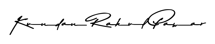 Stand out with a creative autograph for Kundan Rahul Pawar. The Asem Kandis PERSONAL USE styling blends modern aesthetics with classic signature flourishes. Kundan Rahul Pawar signature style 9 images and pictures png