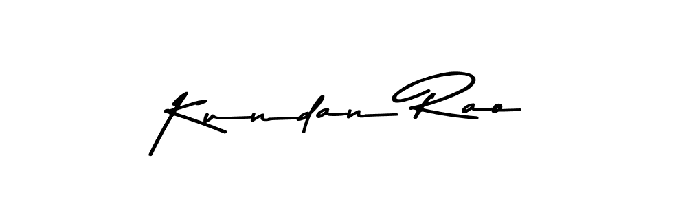 You should practise on your own different ways (Asem Kandis PERSONAL USE) to write your name (Kundan Rao) in signature. don't let someone else do it for you. Kundan Rao signature style 9 images and pictures png