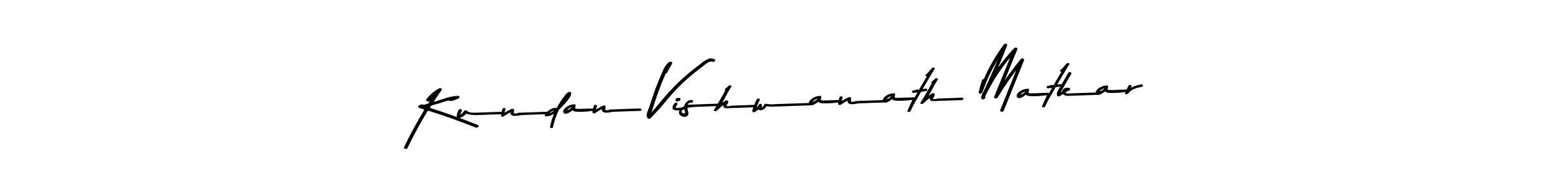 Make a beautiful signature design for name Kundan Vishwanath Matkar. Use this online signature maker to create a handwritten signature for free. Kundan Vishwanath Matkar signature style 9 images and pictures png