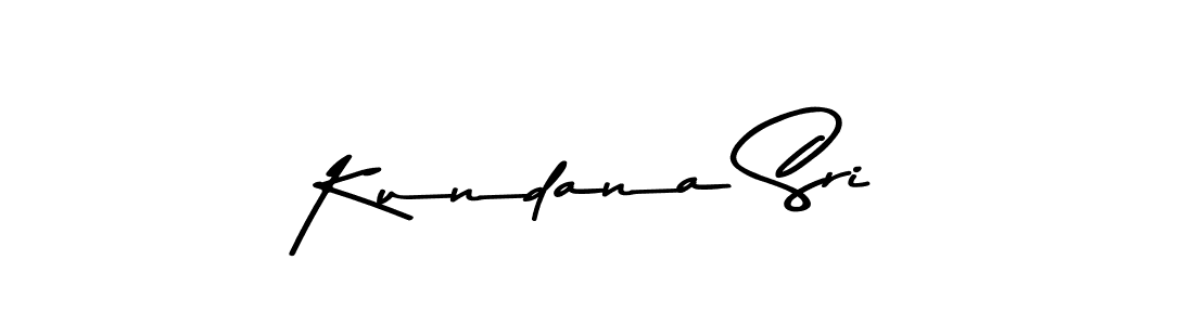 Design your own signature with our free online signature maker. With this signature software, you can create a handwritten (Asem Kandis PERSONAL USE) signature for name Kundana Sri. Kundana Sri signature style 9 images and pictures png