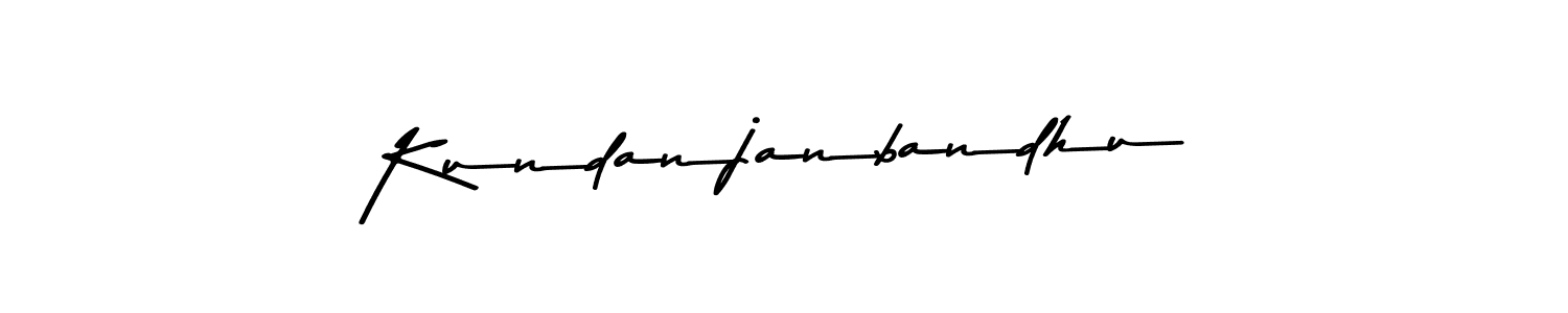 Use a signature maker to create a handwritten signature online. With this signature software, you can design (Asem Kandis PERSONAL USE) your own signature for name Kundanjanbandhu. Kundanjanbandhu signature style 9 images and pictures png