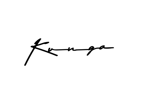 How to make Kunga signature? Asem Kandis PERSONAL USE is a professional autograph style. Create handwritten signature for Kunga name. Kunga signature style 9 images and pictures png