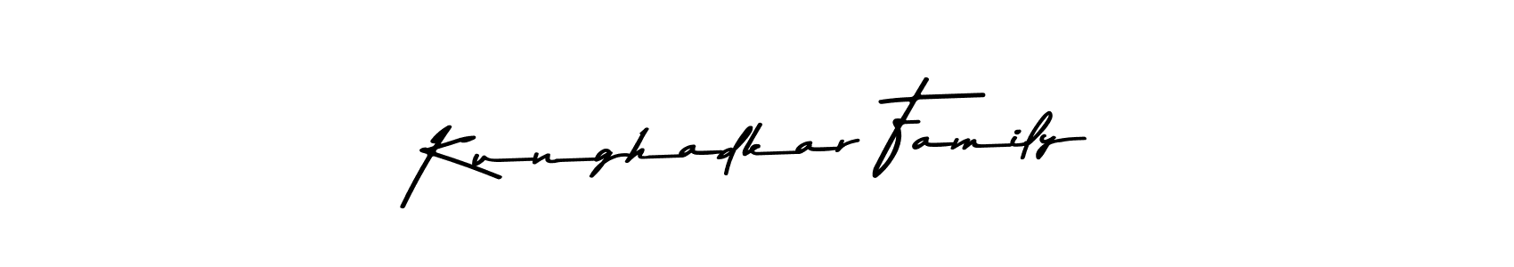 Asem Kandis PERSONAL USE is a professional signature style that is perfect for those who want to add a touch of class to their signature. It is also a great choice for those who want to make their signature more unique. Get Kunghadkar Family name to fancy signature for free. Kunghadkar Family signature style 9 images and pictures png