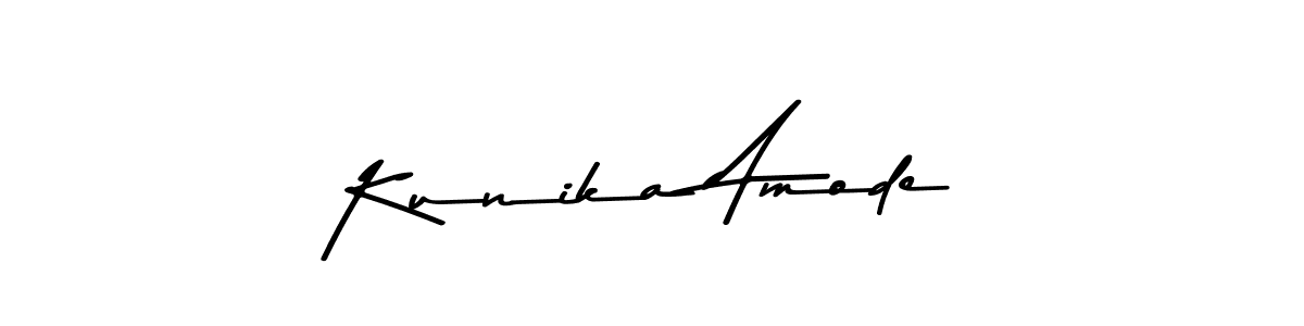 Also You can easily find your signature by using the search form. We will create Kunika Amode name handwritten signature images for you free of cost using Asem Kandis PERSONAL USE sign style. Kunika Amode signature style 9 images and pictures png