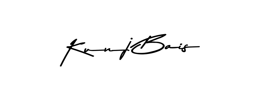 Also You can easily find your signature by using the search form. We will create Kunj Bais name handwritten signature images for you free of cost using Asem Kandis PERSONAL USE sign style. Kunj Bais signature style 9 images and pictures png