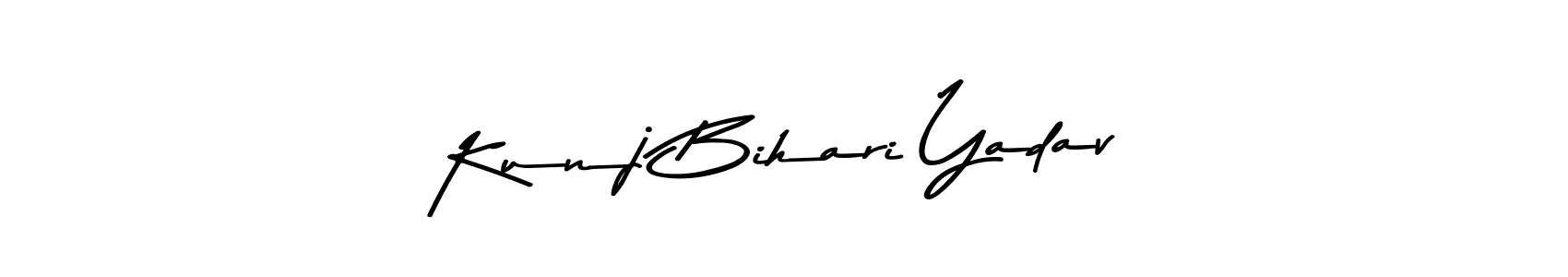 Kunj Bihari Yadav stylish signature style. Best Handwritten Sign (Asem Kandis PERSONAL USE) for my name. Handwritten Signature Collection Ideas for my name Kunj Bihari Yadav. Kunj Bihari Yadav signature style 9 images and pictures png
