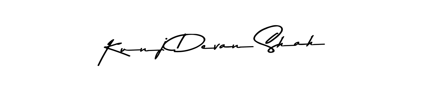 Make a beautiful signature design for name Kunj Devan Shah. Use this online signature maker to create a handwritten signature for free. Kunj Devan Shah signature style 9 images and pictures png