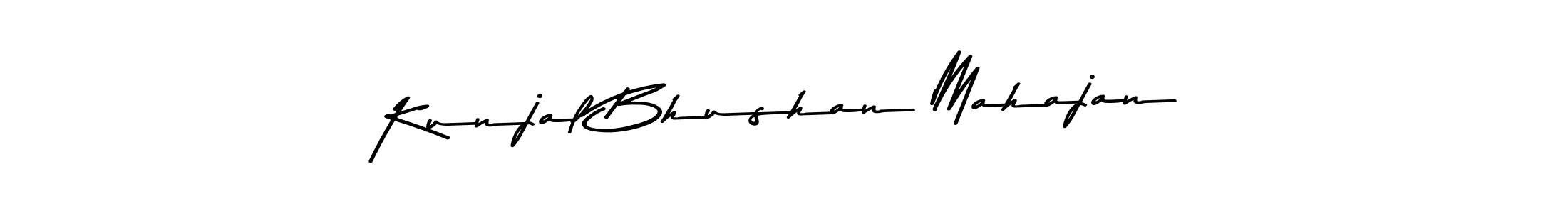 You can use this online signature creator to create a handwritten signature for the name Kunjal Bhushan Mahajan. This is the best online autograph maker. Kunjal Bhushan Mahajan signature style 9 images and pictures png