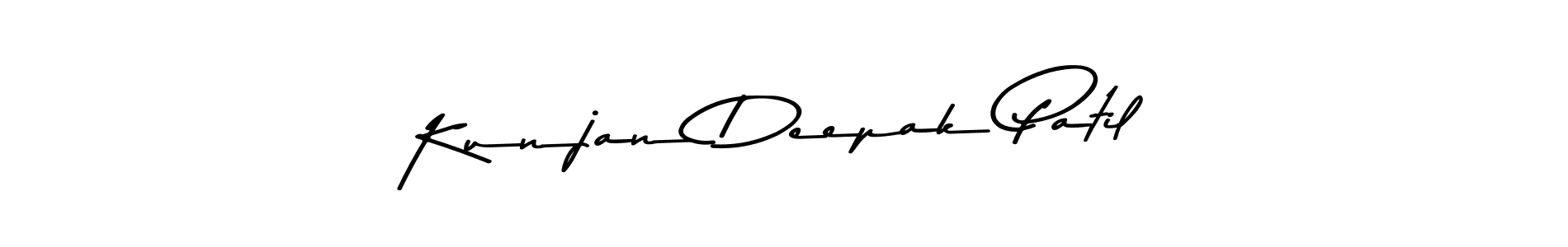 Also we have Kunjan Deepak Patil name is the best signature style. Create professional handwritten signature collection using Asem Kandis PERSONAL USE autograph style. Kunjan Deepak Patil signature style 9 images and pictures png