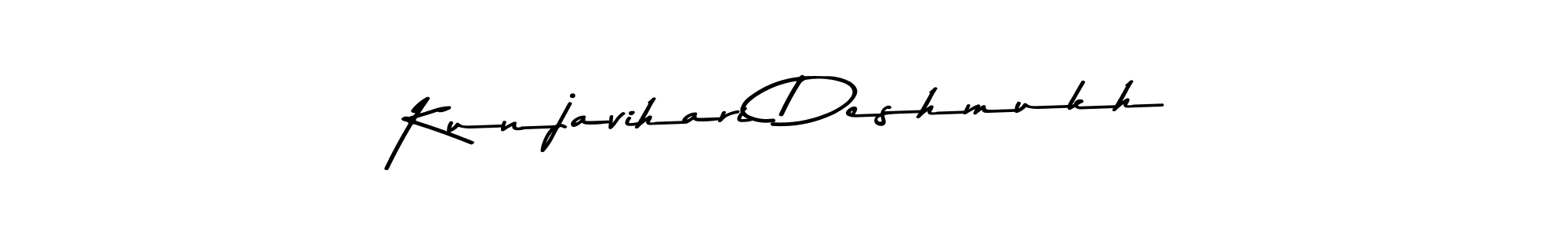 Also You can easily find your signature by using the search form. We will create Kunjavihari Deshmukh name handwritten signature images for you free of cost using Asem Kandis PERSONAL USE sign style. Kunjavihari Deshmukh signature style 9 images and pictures png