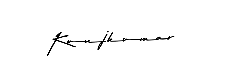 Create a beautiful signature design for name Kunjkumar. With this signature (Asem Kandis PERSONAL USE) fonts, you can make a handwritten signature for free. Kunjkumar signature style 9 images and pictures png