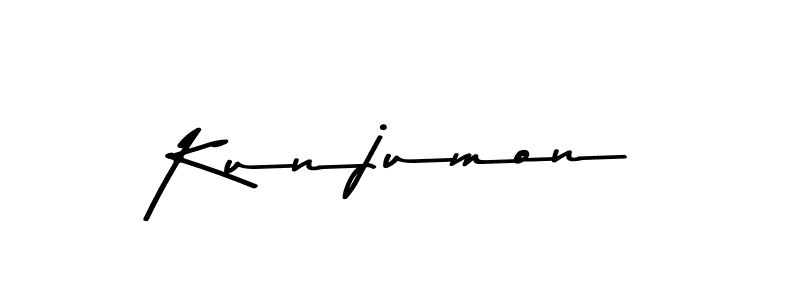 The best way (Asem Kandis PERSONAL USE) to make a short signature is to pick only two or three words in your name. The name Kunjumon include a total of six letters. For converting this name. Kunjumon signature style 9 images and pictures png