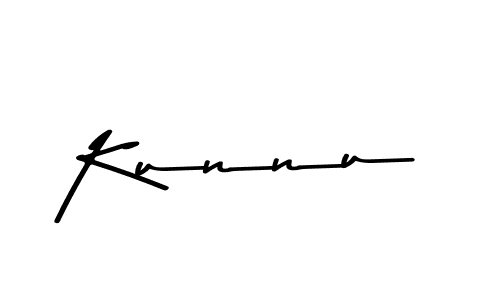 Make a beautiful signature design for name Kunnu. With this signature (Asem Kandis PERSONAL USE) style, you can create a handwritten signature for free. Kunnu signature style 9 images and pictures png