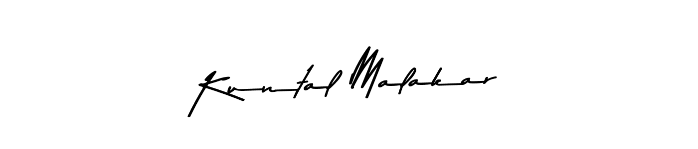 How to make Kuntal Malakar signature? Asem Kandis PERSONAL USE is a professional autograph style. Create handwritten signature for Kuntal Malakar name. Kuntal Malakar signature style 9 images and pictures png