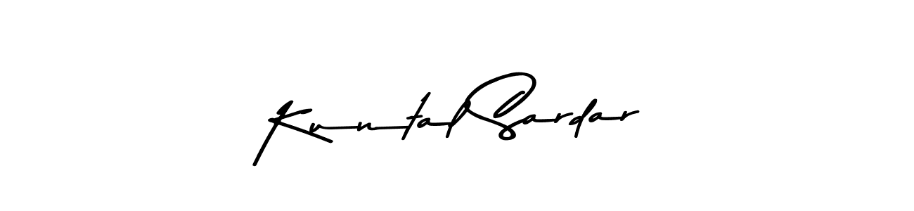 Design your own signature with our free online signature maker. With this signature software, you can create a handwritten (Asem Kandis PERSONAL USE) signature for name Kuntal Sardar. Kuntal Sardar signature style 9 images and pictures png