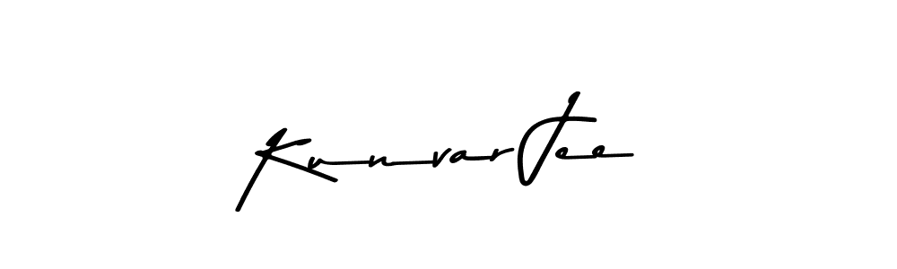 if you are searching for the best signature style for your name Kunvar Jee. so please give up your signature search. here we have designed multiple signature styles  using Asem Kandis PERSONAL USE. Kunvar Jee signature style 9 images and pictures png