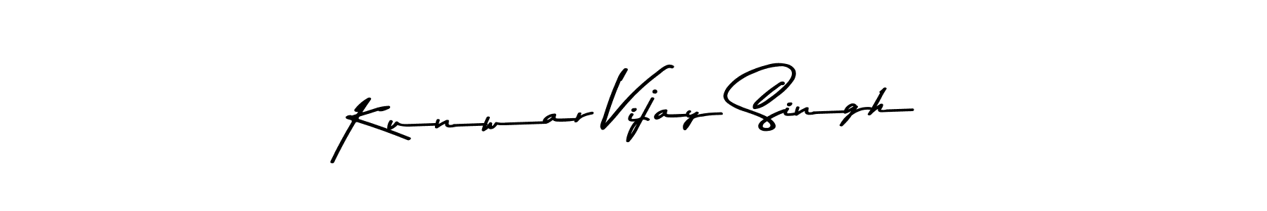 The best way (Asem Kandis PERSONAL USE) to make a short signature is to pick only two or three words in your name. The name Kunwar Vijay Singh include a total of six letters. For converting this name. Kunwar Vijay Singh signature style 9 images and pictures png