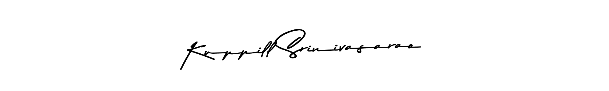 Make a beautiful signature design for name Kuppill Srinivasarao. Use this online signature maker to create a handwritten signature for free. Kuppill Srinivasarao signature style 9 images and pictures png