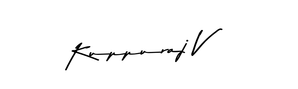 You should practise on your own different ways (Asem Kandis PERSONAL USE) to write your name (Kuppuraj V) in signature. don't let someone else do it for you. Kuppuraj V signature style 9 images and pictures png