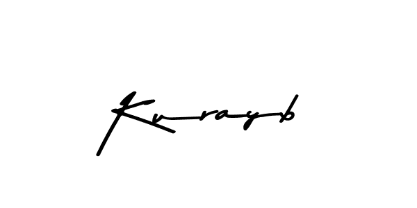 Use a signature maker to create a handwritten signature online. With this signature software, you can design (Asem Kandis PERSONAL USE) your own signature for name Kurayb. Kurayb signature style 9 images and pictures png