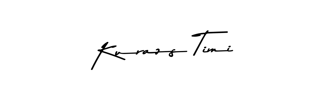 Create a beautiful signature design for name Kurazs Timi. With this signature (Asem Kandis PERSONAL USE) fonts, you can make a handwritten signature for free. Kurazs Timi signature style 9 images and pictures png