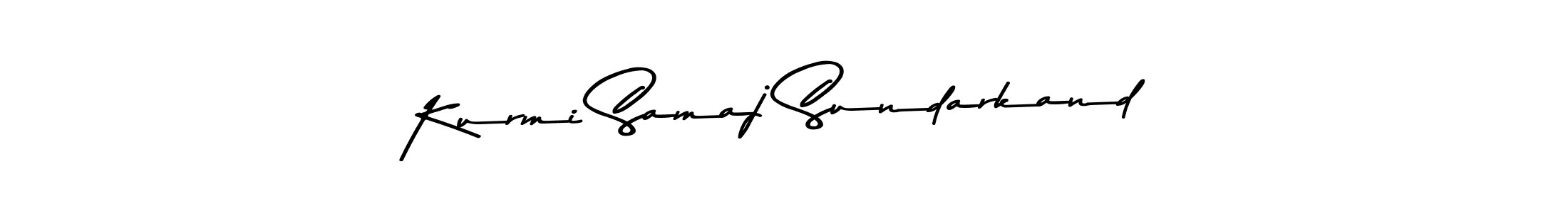 Design your own signature with our free online signature maker. With this signature software, you can create a handwritten (Asem Kandis PERSONAL USE) signature for name Kurmi Samaj Sundarkand. Kurmi Samaj Sundarkand signature style 9 images and pictures png