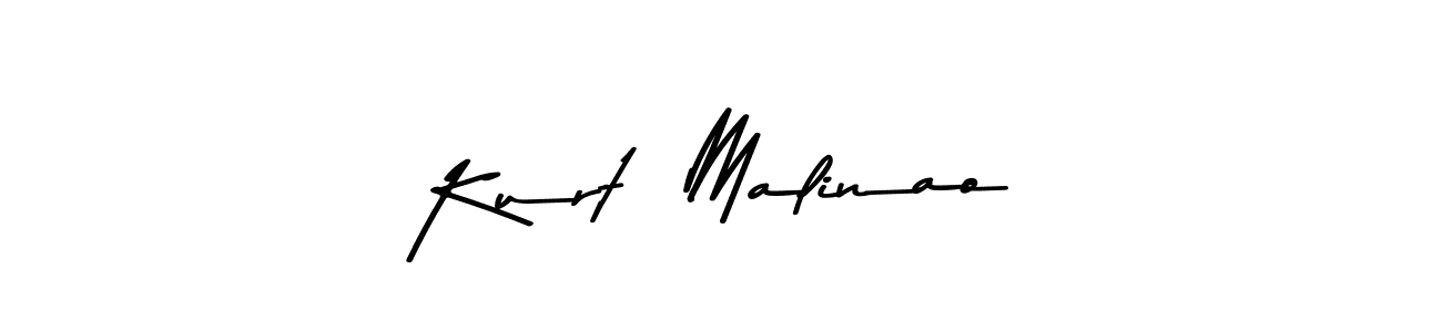 Make a beautiful signature design for name Kurt  Malinao. With this signature (Asem Kandis PERSONAL USE) style, you can create a handwritten signature for free. Kurt  Malinao signature style 9 images and pictures png