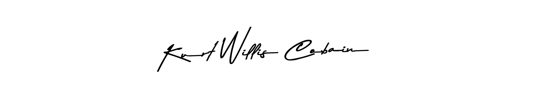 Kurt Willis Cobain stylish signature style. Best Handwritten Sign (Asem Kandis PERSONAL USE) for my name. Handwritten Signature Collection Ideas for my name Kurt Willis Cobain. Kurt Willis Cobain signature style 9 images and pictures png