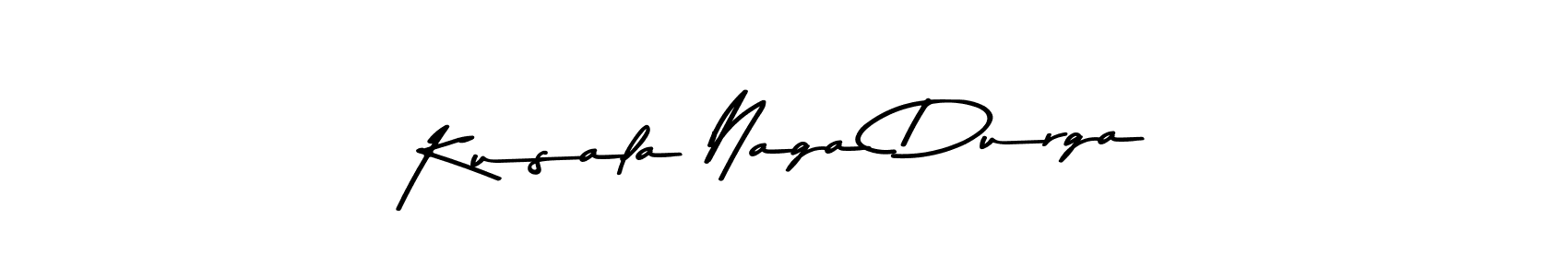 How to make Kusala Naga Durga name signature. Use Asem Kandis PERSONAL USE style for creating short signs online. This is the latest handwritten sign. Kusala Naga Durga signature style 9 images and pictures png