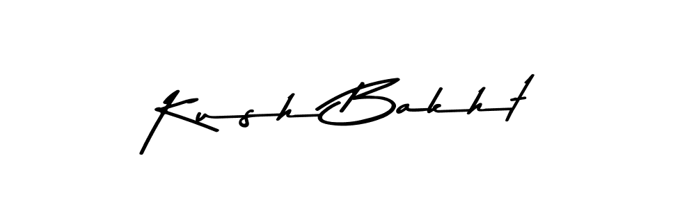 Design your own signature with our free online signature maker. With this signature software, you can create a handwritten (Asem Kandis PERSONAL USE) signature for name Kush Bakht. Kush Bakht signature style 9 images and pictures png