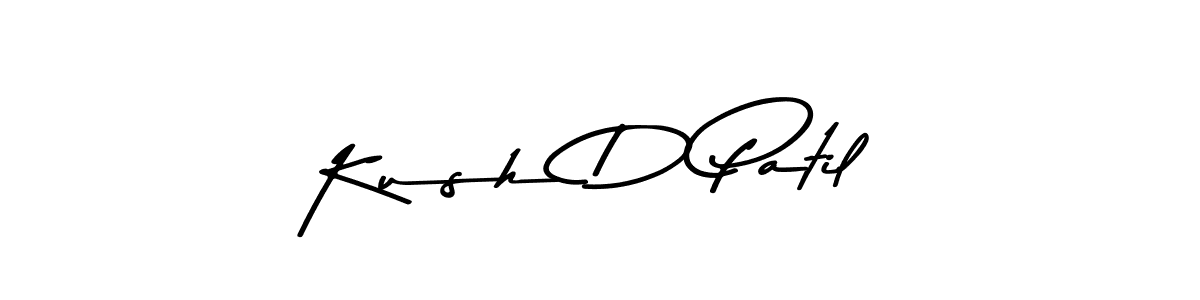 Also You can easily find your signature by using the search form. We will create Kush D Patil name handwritten signature images for you free of cost using Asem Kandis PERSONAL USE sign style. Kush D Patil signature style 9 images and pictures png