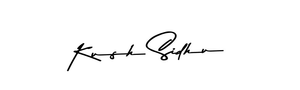 How to make Kush Sidhu name signature. Use Asem Kandis PERSONAL USE style for creating short signs online. This is the latest handwritten sign. Kush Sidhu signature style 9 images and pictures png