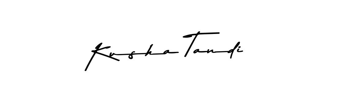 How to make Kusha Tandi signature? Asem Kandis PERSONAL USE is a professional autograph style. Create handwritten signature for Kusha Tandi name. Kusha Tandi signature style 9 images and pictures png