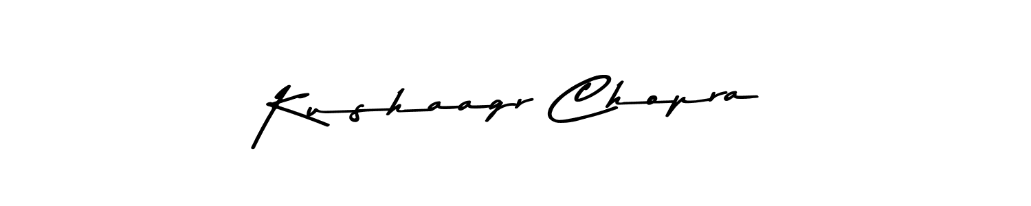 if you are searching for the best signature style for your name Kushaagr Chopra. so please give up your signature search. here we have designed multiple signature styles  using Asem Kandis PERSONAL USE. Kushaagr Chopra signature style 9 images and pictures png