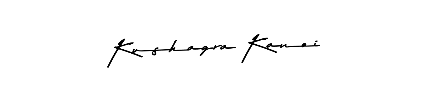 The best way (Asem Kandis PERSONAL USE) to make a short signature is to pick only two or three words in your name. The name Kushagra Kanoi include a total of six letters. For converting this name. Kushagra Kanoi signature style 9 images and pictures png