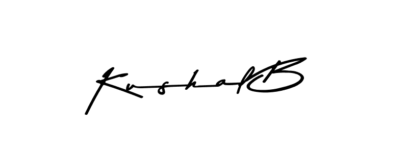 Also You can easily find your signature by using the search form. We will create Kushal B name handwritten signature images for you free of cost using Asem Kandis PERSONAL USE sign style. Kushal B signature style 9 images and pictures png