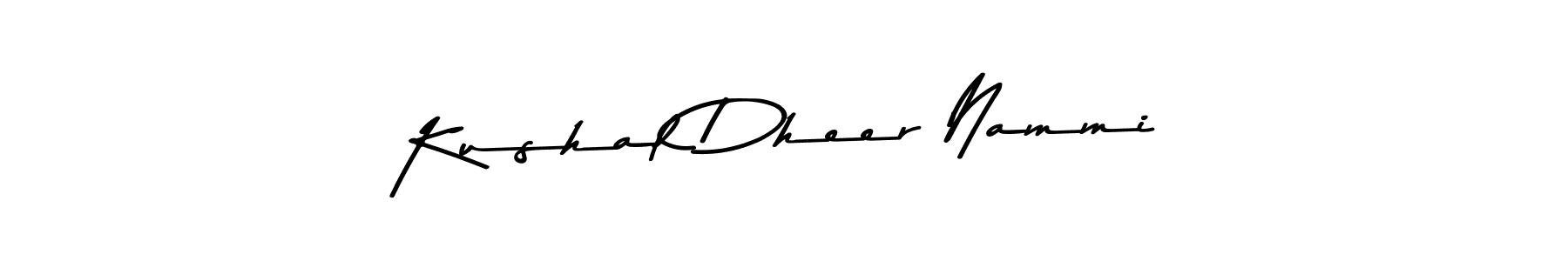 This is the best signature style for the Kushal Dheer Nammi name. Also you like these signature font (Asem Kandis PERSONAL USE). Mix name signature. Kushal Dheer Nammi signature style 9 images and pictures png